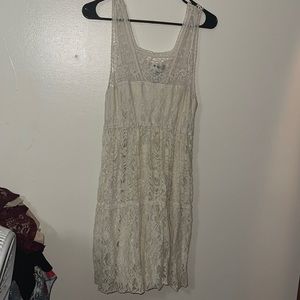 PINKY Cream COLORED DRESS! (L)